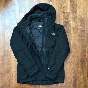 The North Face Black Dryvent 3-in-one Jacket